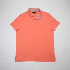 Tommy Hilfiger Men Regular Fit 1985 Polo Peach Size XXL (Pre-owned/as pictured)